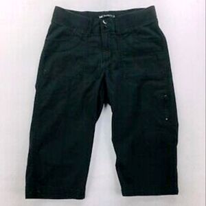 Lee Easy Fit Denim Black Cargo Stretch Capris Size 10